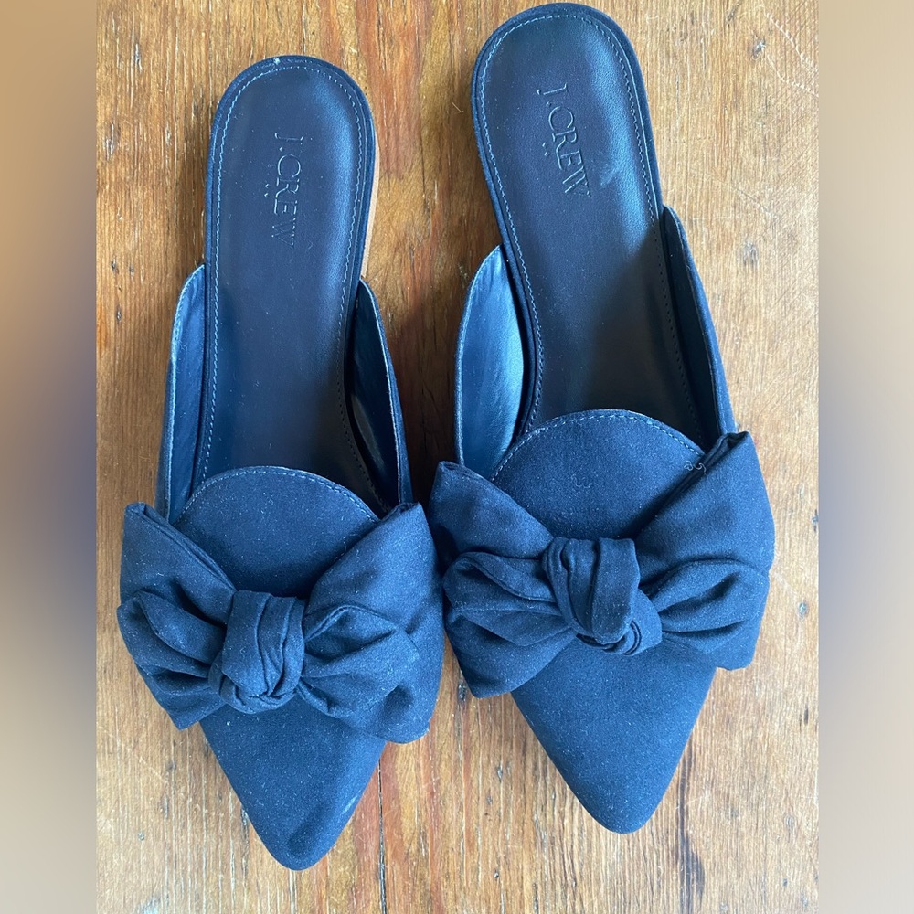 J. Crew Factory slip on bow mule - Picture 2 of 3